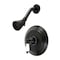 Kingston Brass KB3630PLSO Pressure Balanced Shower Faucet, Matte Black KB3630PLSO - alternate 1